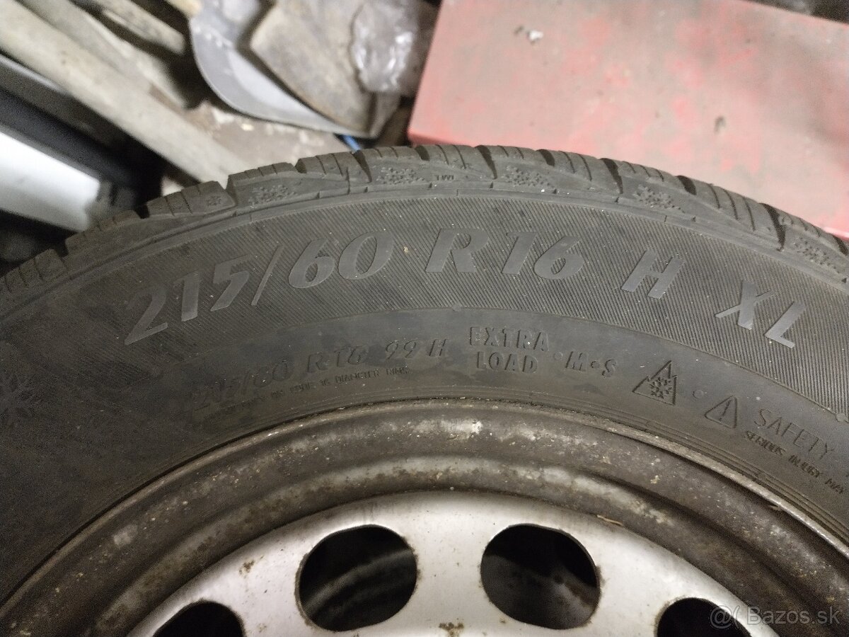 Predam zimnu sadu na skoda yeti 215/60 r16 - 4