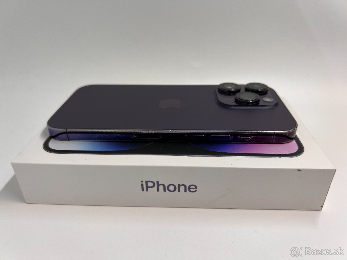 IPHONE 14 PRO DEEP PURPLE 256GB ZÁRUKA - DOBRÝ STAV - 4