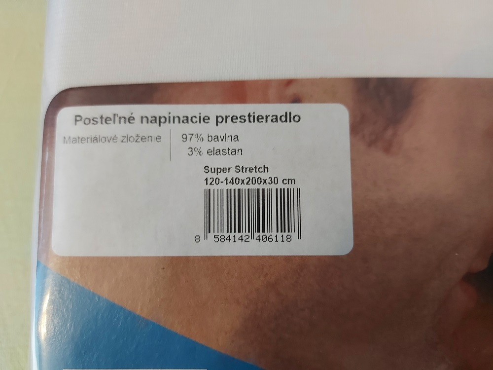 Bavlnená napínacia plachta s elastanom - 4