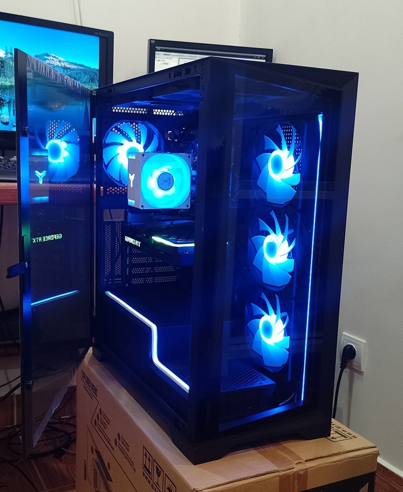 PC/ Ryzen 5+ RTX 3060 Ti 8GB OC+32GB RAM+NVMe+SSD+WIN11 PRO - 4