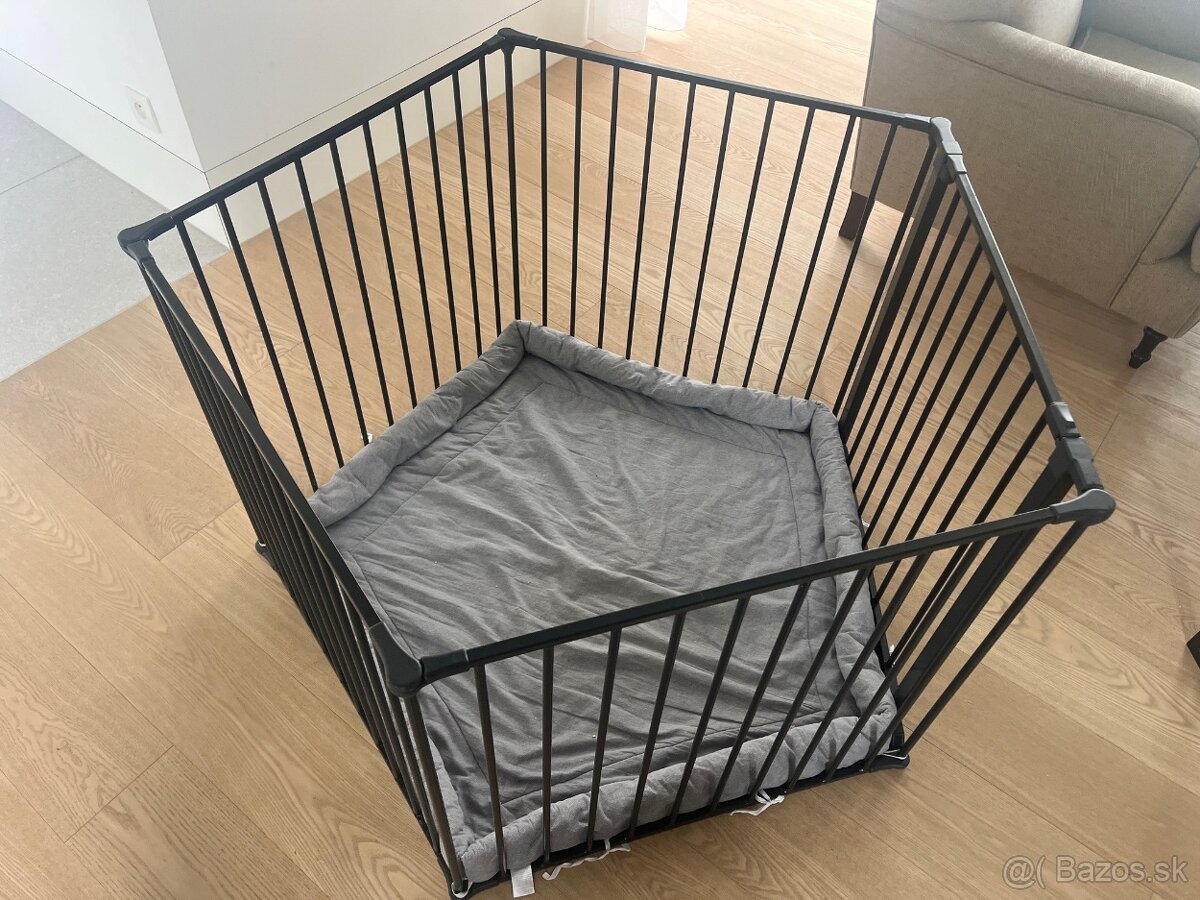 TOP ZĽAVA - Detská ohrádka Babydan čierna s matracom - 4