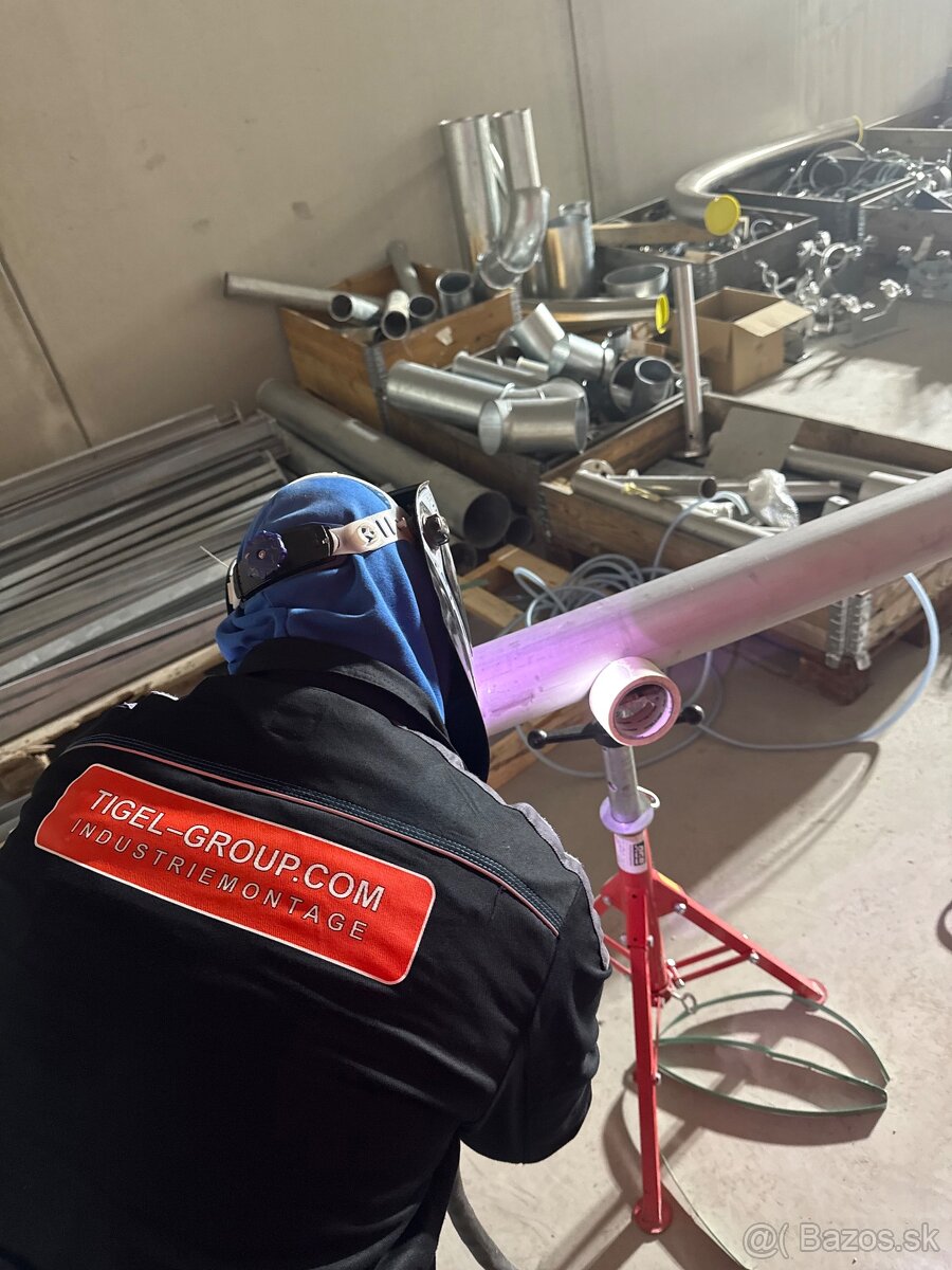 Monter - pripravar , potrubné trasy - 4