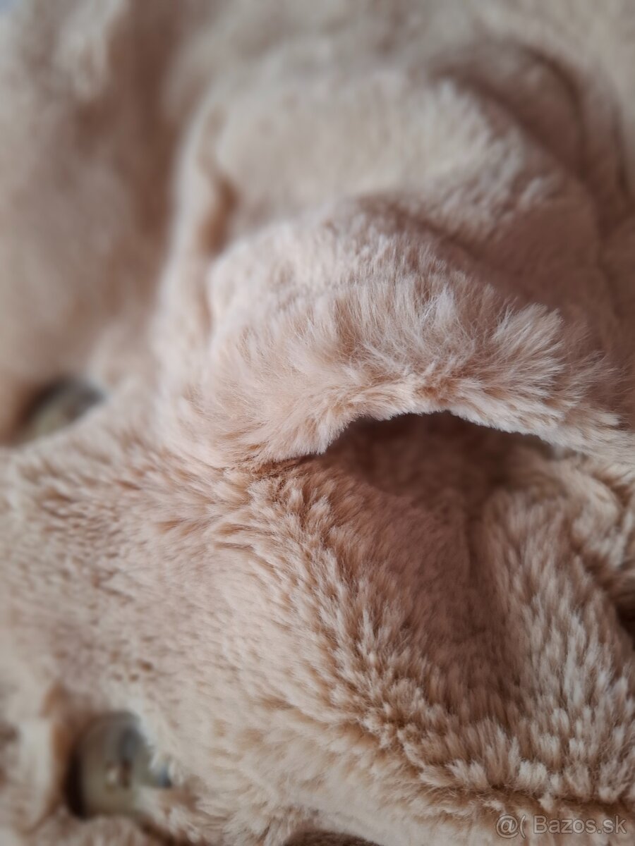 Kožušinkový kabátik F&F 12-18 mes - 4