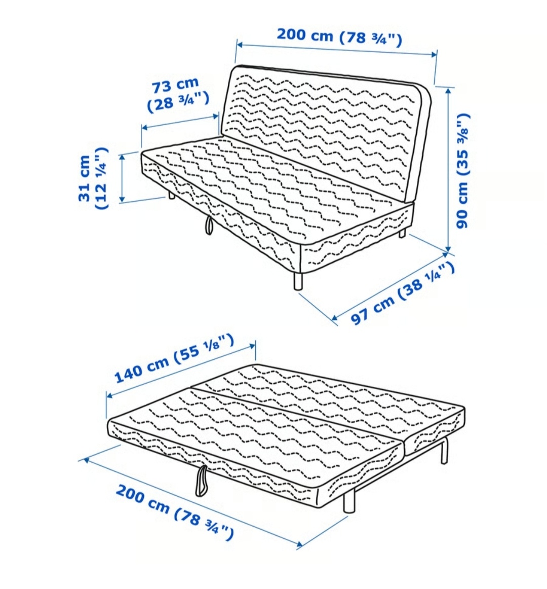 IKEA NYHAMN sedačka - 4