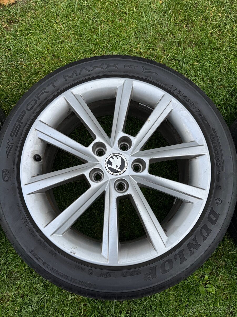 Predám originál disky Škoda R17 Teron 5x112 - 4