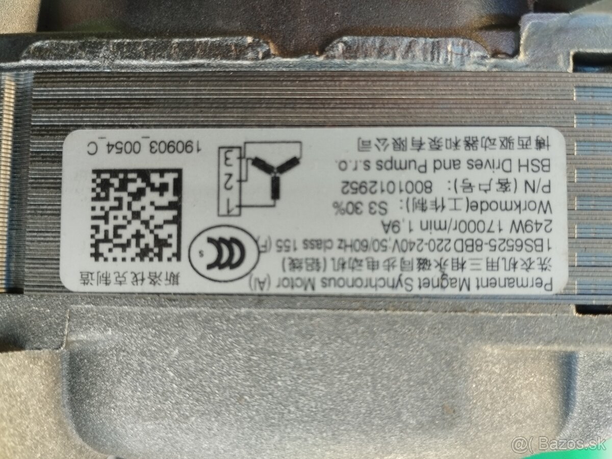 Motorček+ čerpadlo na práčku Bosch 4 - 4