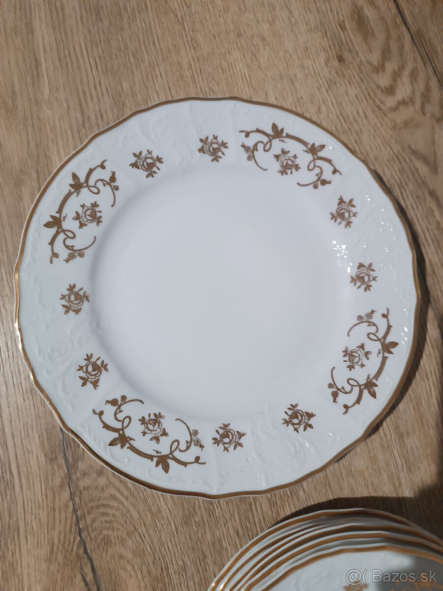 Bernadotte porcelánová sada dezertnych tanierov - 4