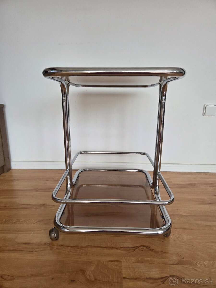 Chrómový servírovací stolík - 4