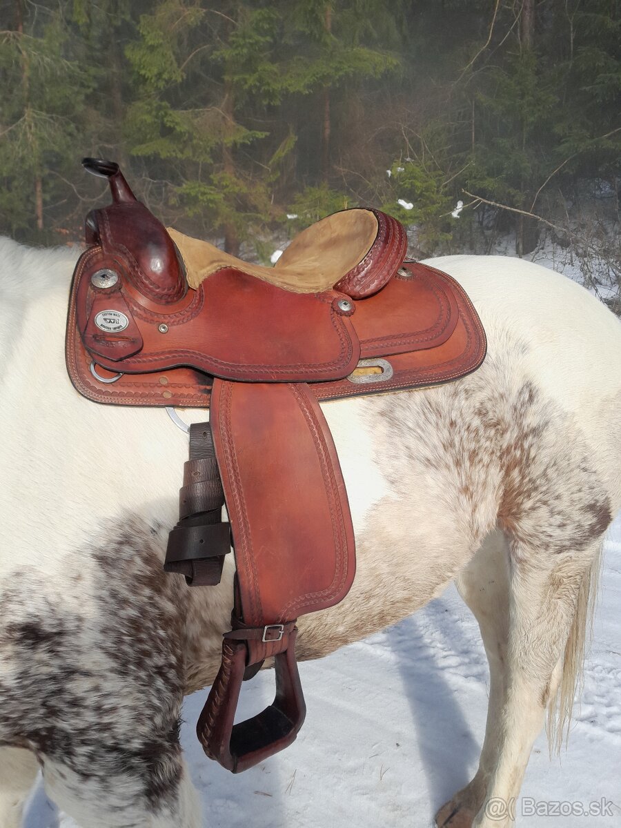 Westernove sedlo znacka western import - 4
