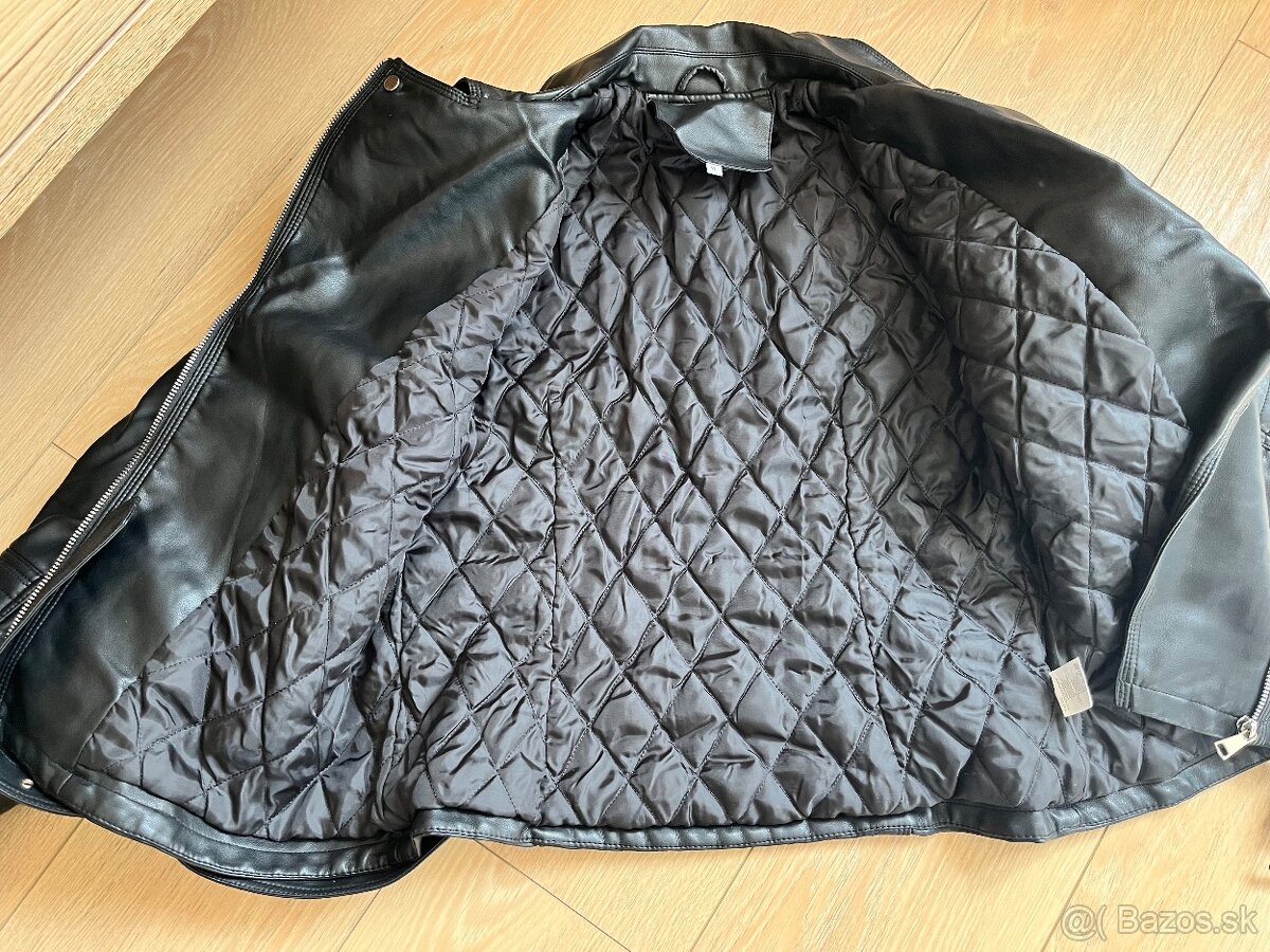 Kožená bundách ekokoza M - 4