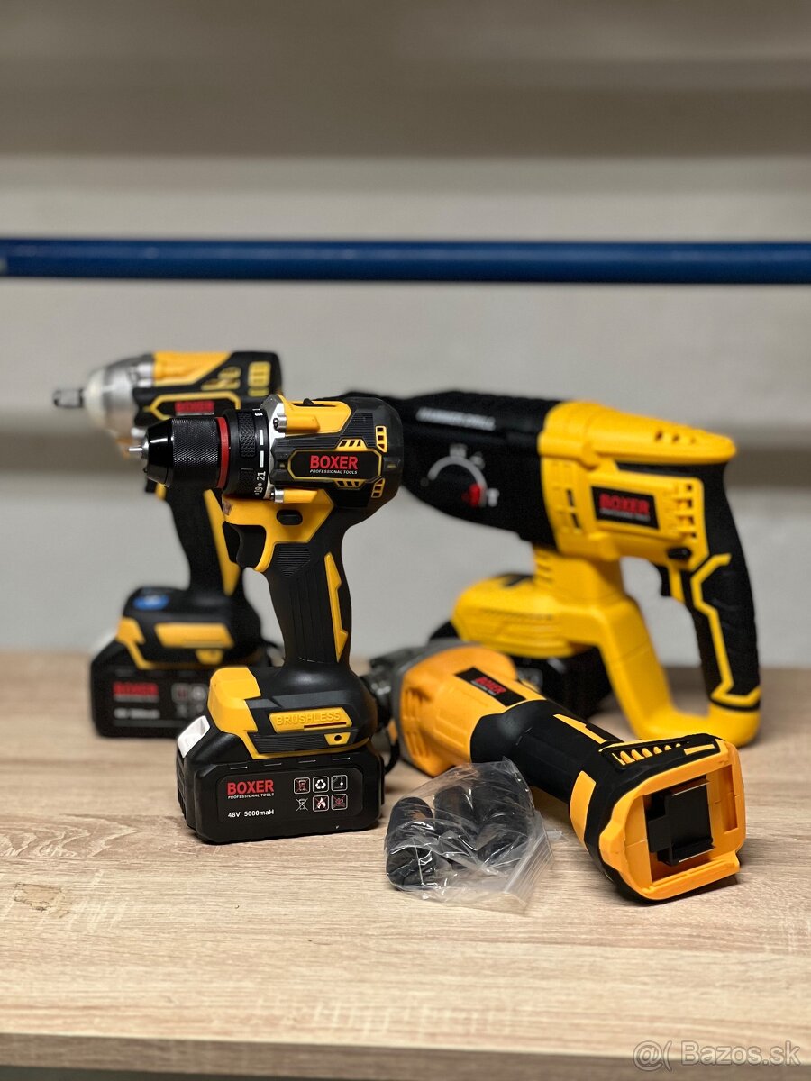 Výhodná ponuka 4v1 aku set 3xbaterie kompatibilné s makita - 4