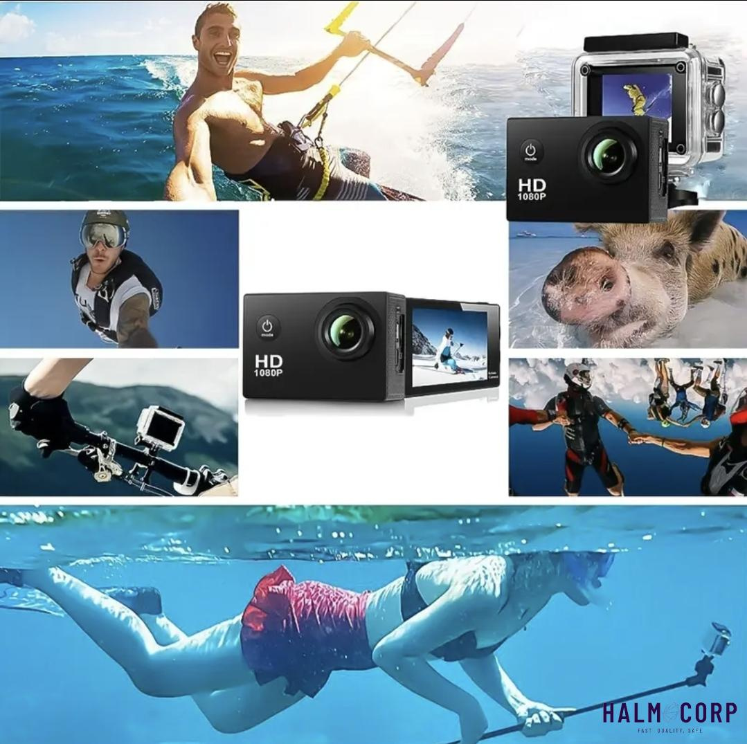 Akčná kamera s rozlíšením Full HD, vodotesná, Wi-Fi - 4