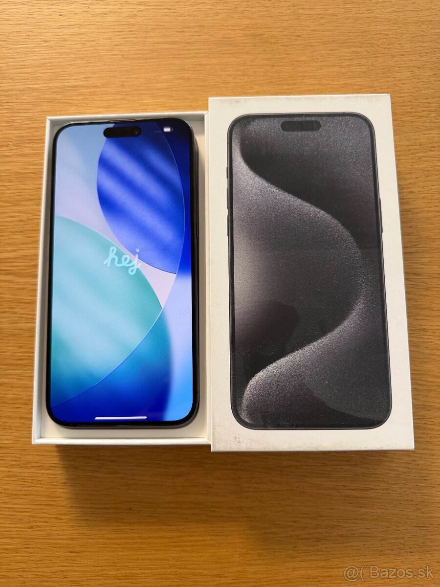iPhone 15 Pro Max 256GB Čierny Titán - 4