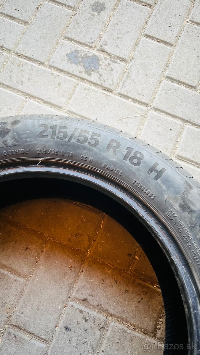Predám 4 letné pneumatiky Continental PremiumContact 6 - 4