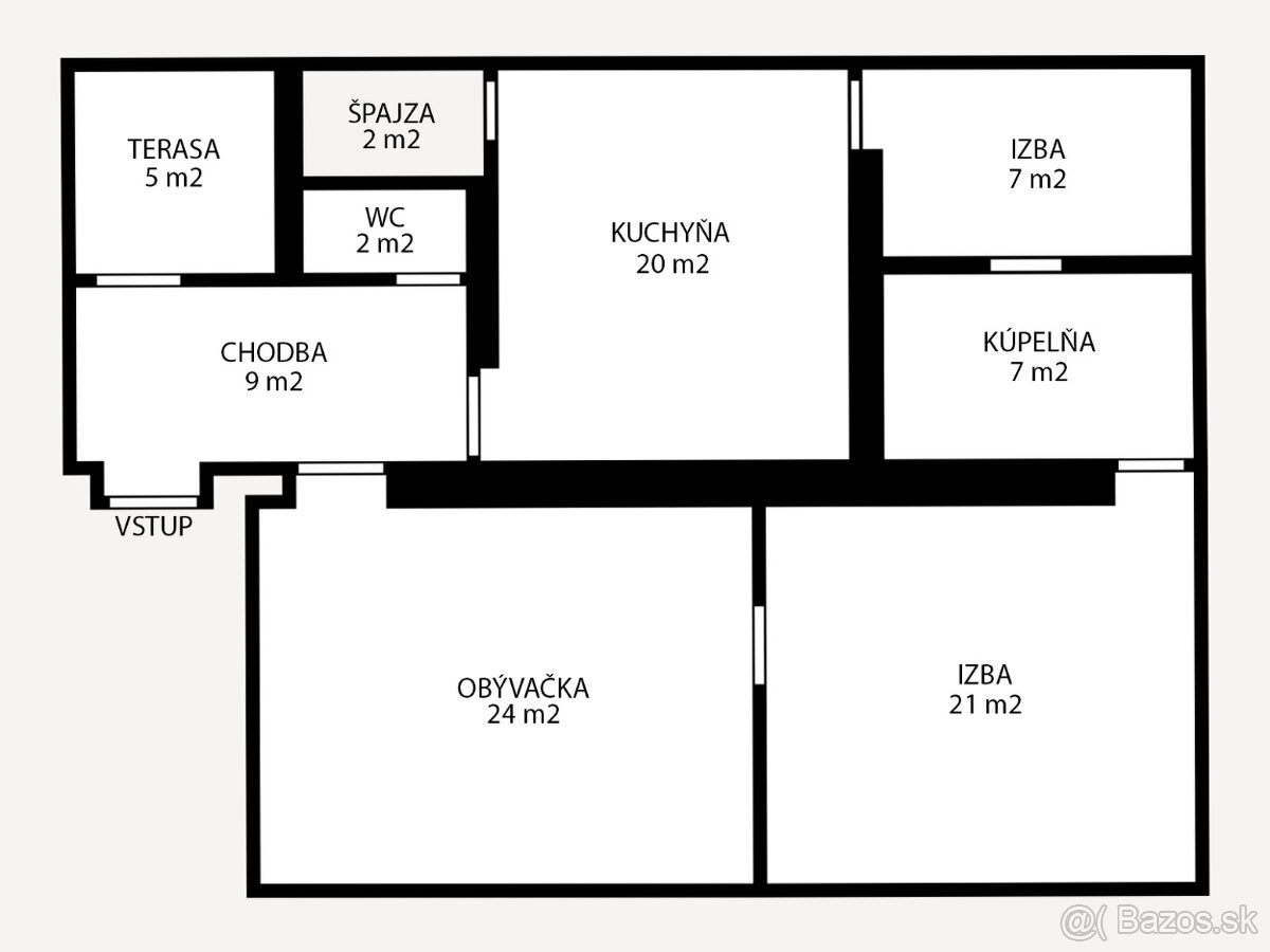 Prestížny veľkometrážny 3i byt LR centrum - 4