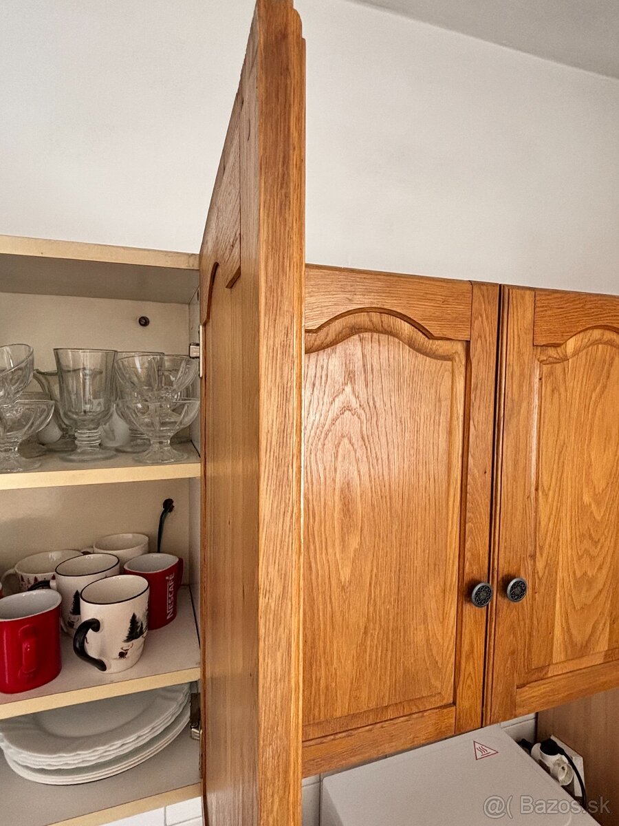 Dubová kuchynská linka - predám - 4