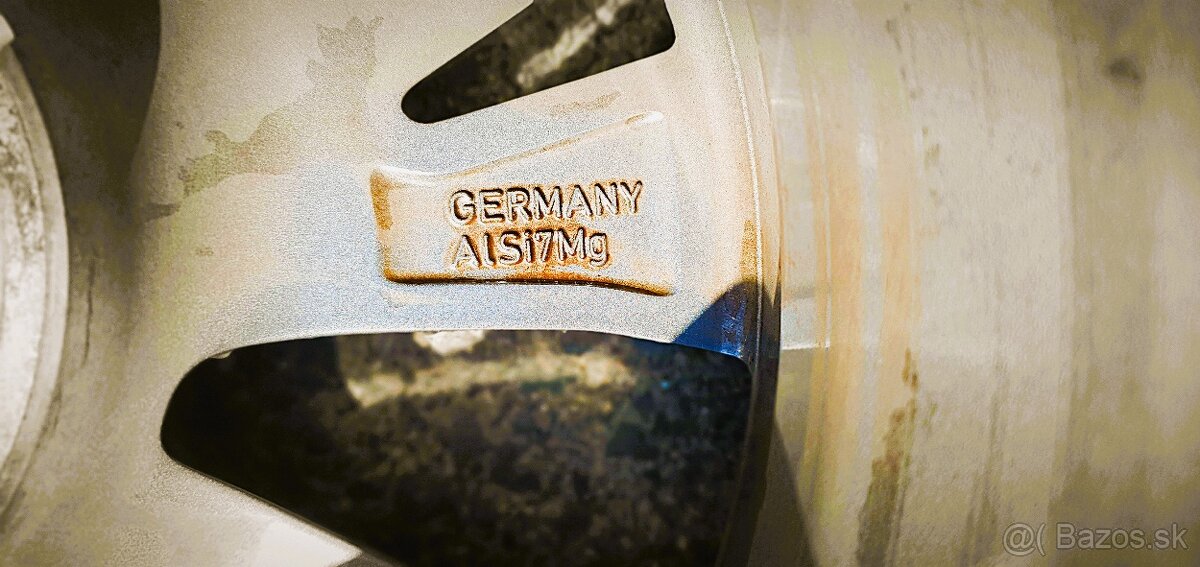 4x originál alu Peugeot + pneu Continental 205/55R16 - 4