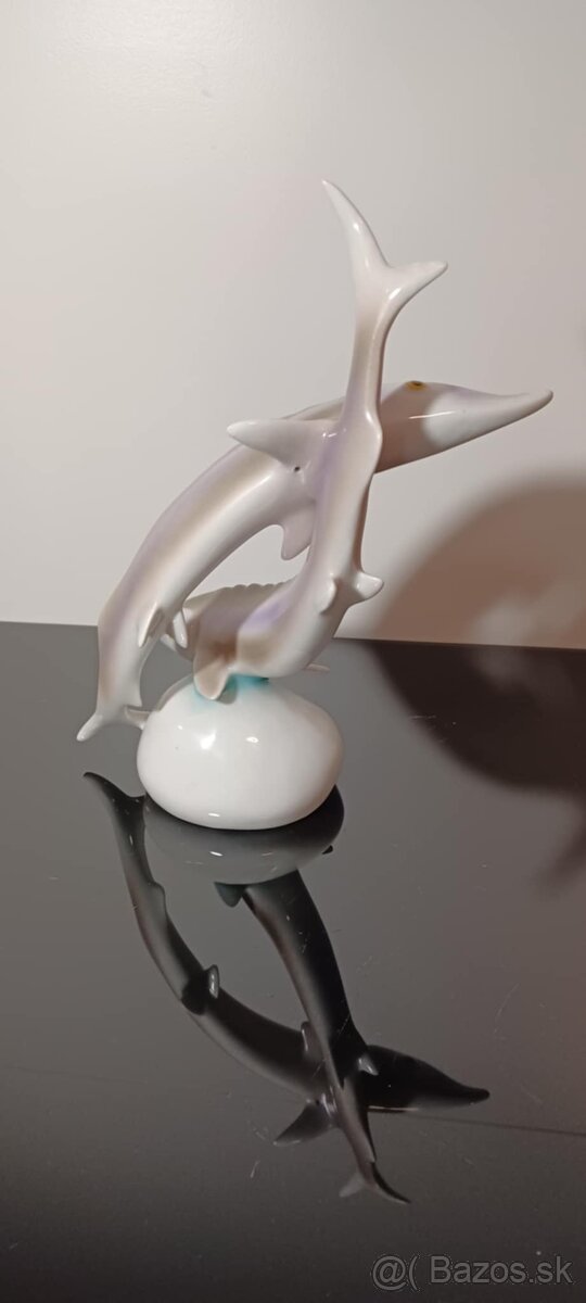 Krásna porcelánová soška Holloháza - 4