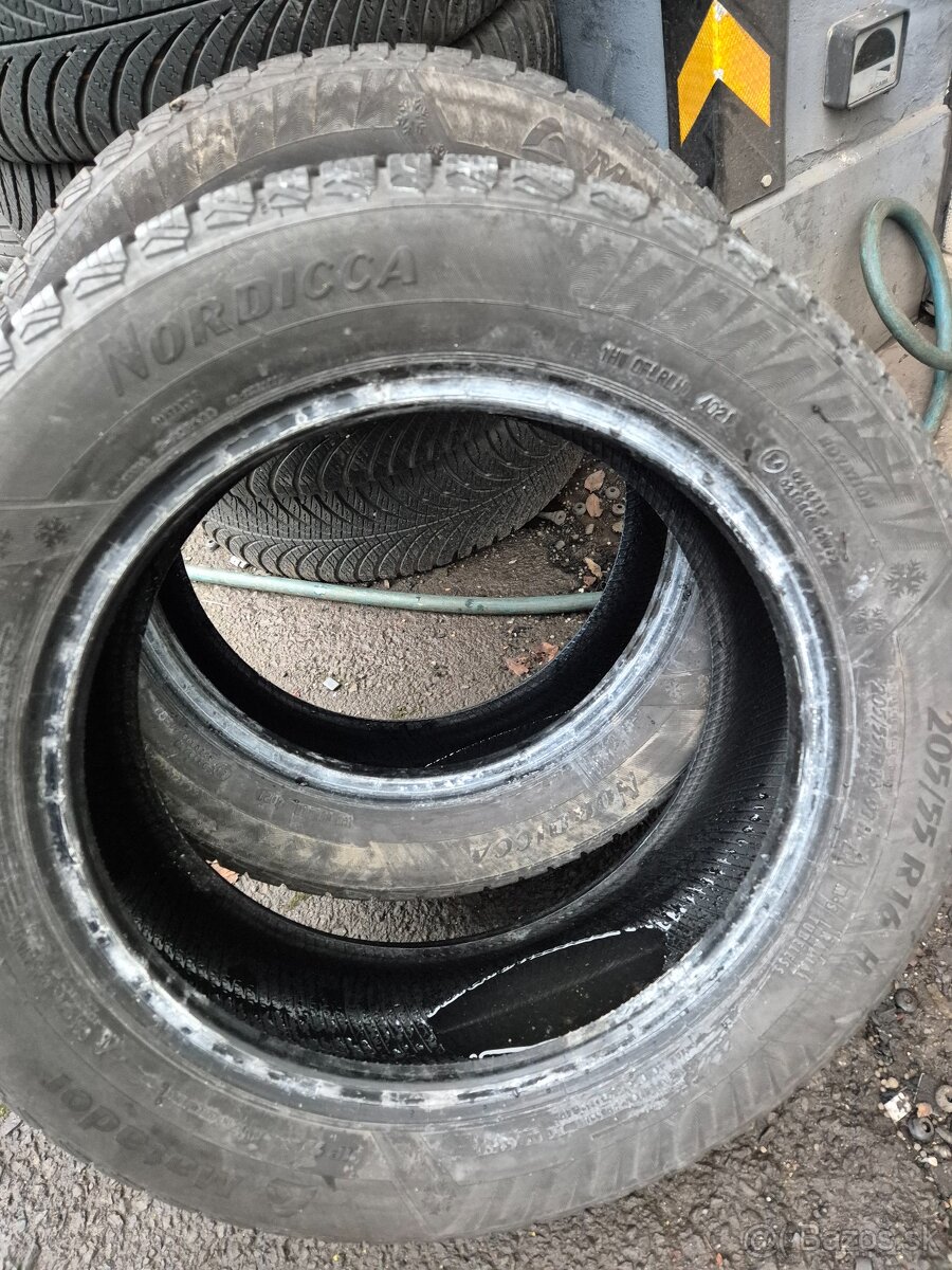 Predam zimne pneu 2x 205/55R16 Matador - 4