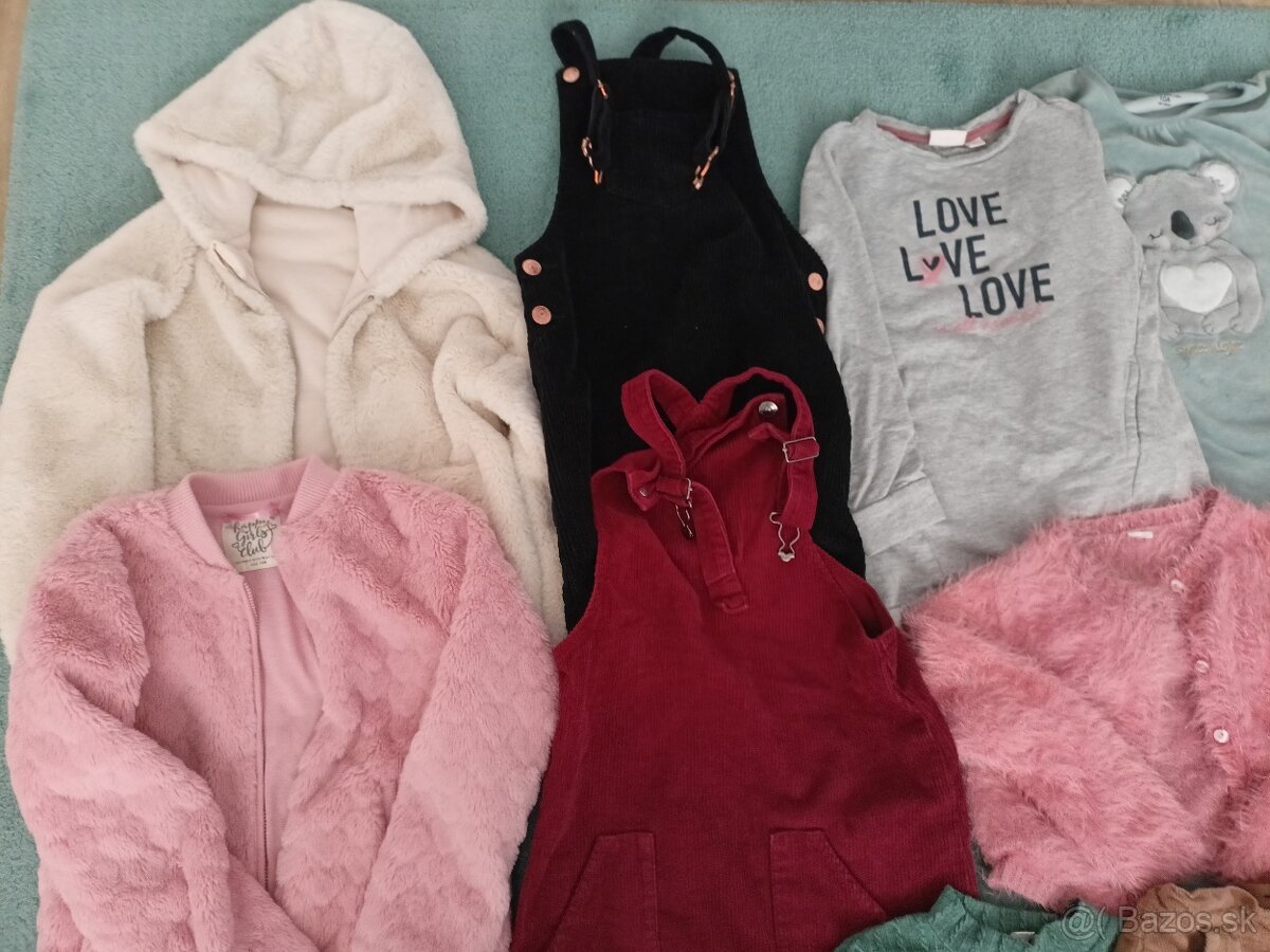 Veľký balík jesenného oblečenia 128-134 - 4