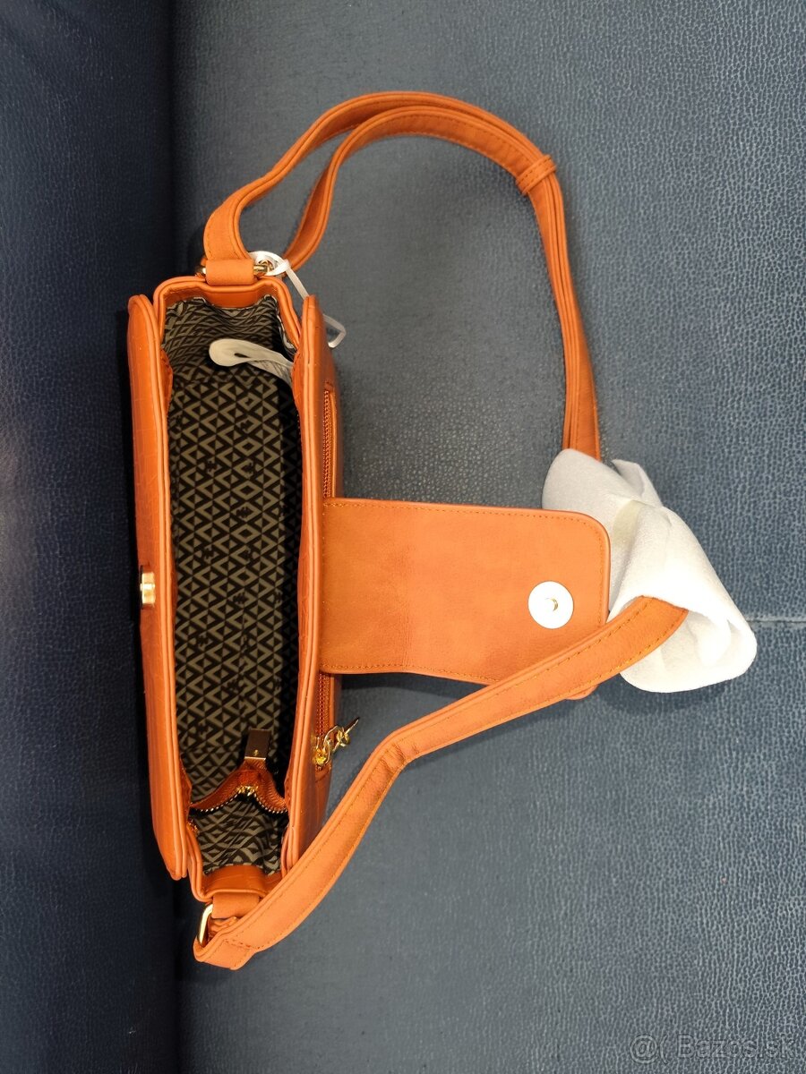 Nová módna svetlohnedá kabelka cez rameno - 4