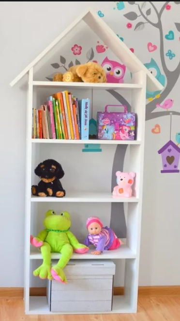 Polička domček až 160 cm vysoká - 4