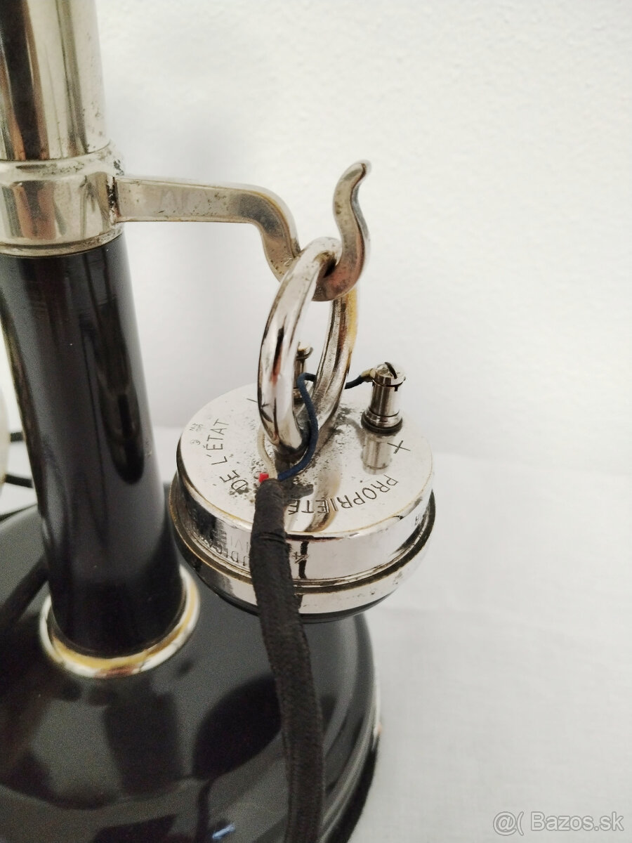 starožitný telefón Dunyach et Leclerc - 4