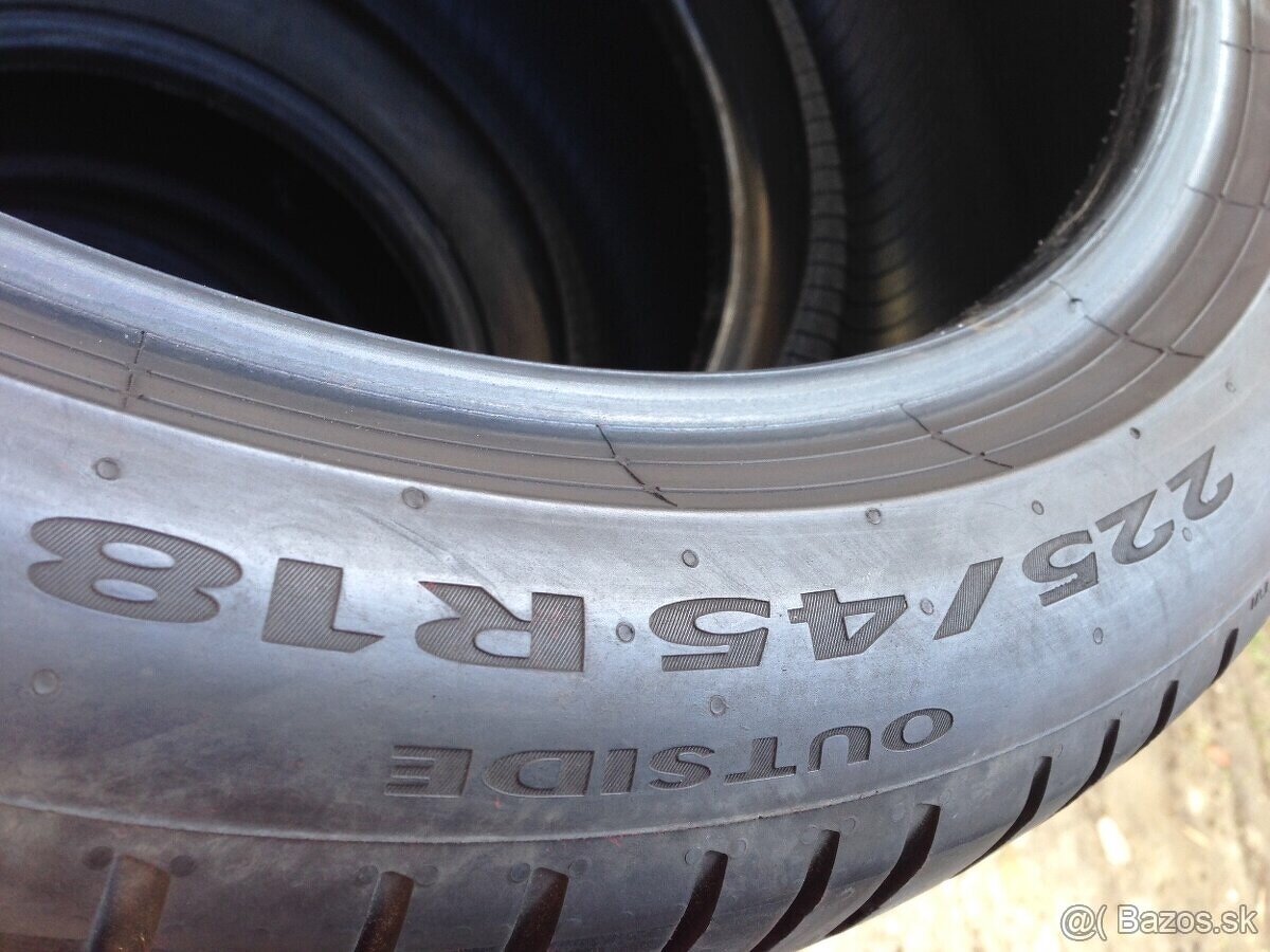 Predám letné Pneu 225/45r18 - 4