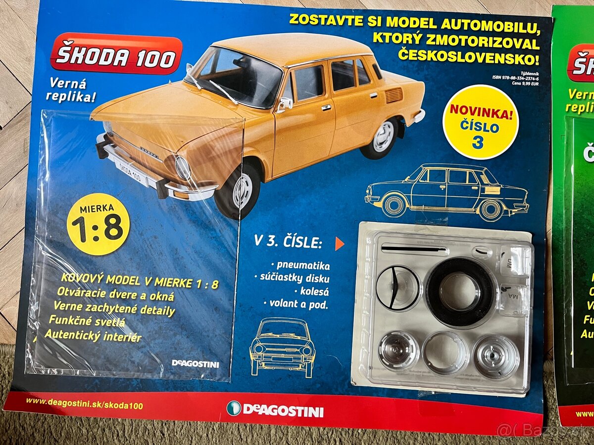 Škoda 100 1:8 diely DeAgostini - 4