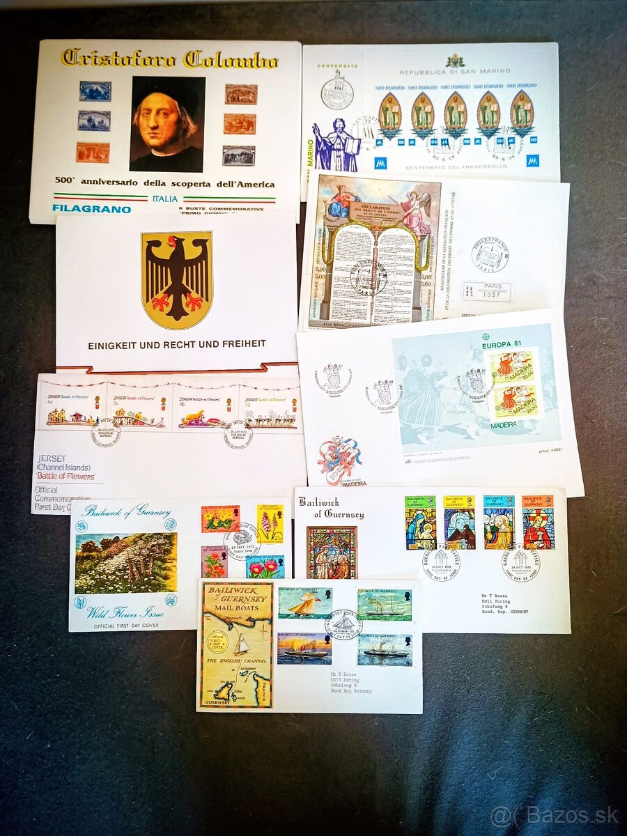 San Marino,Luxemburg FDC - 4