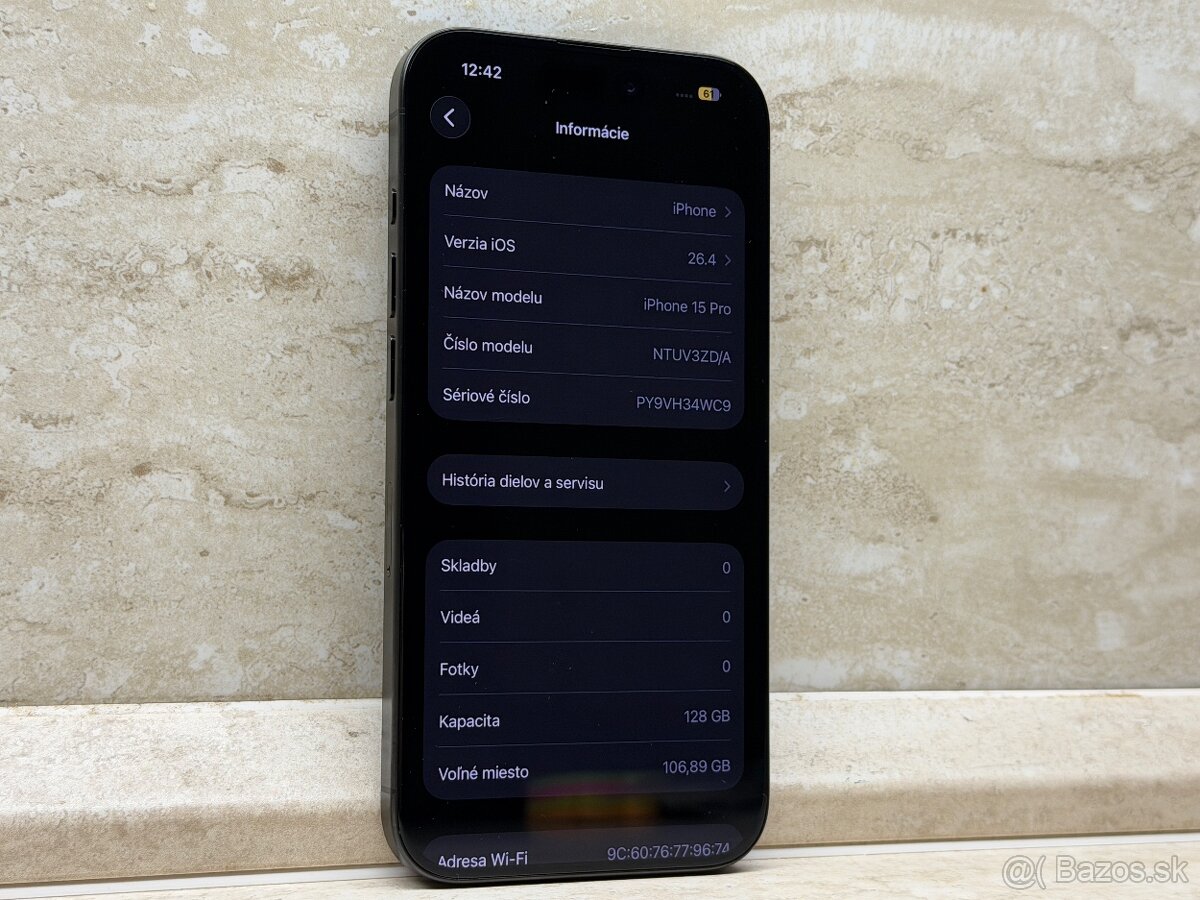 iPhone 15 Pro Black Titanium 128GB - 4