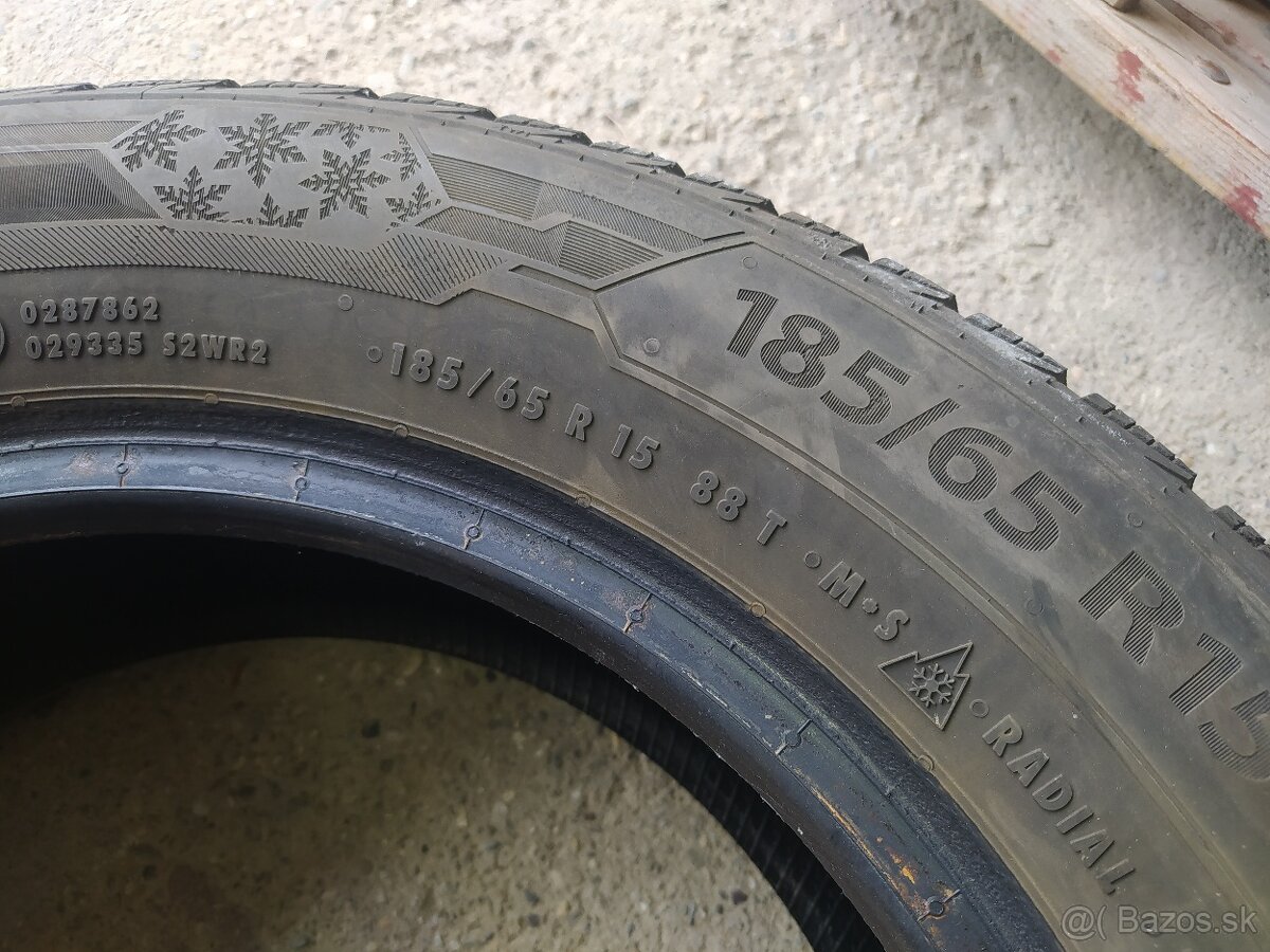 185/65/R15 zimné pneumatiky Barum 2ks - 4