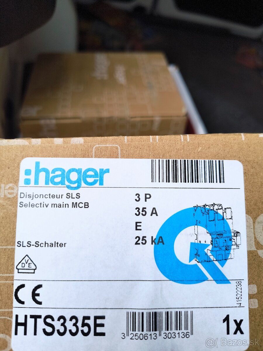 Predám Hlavný istič Hager HTS335E elektroinstacny material - 4