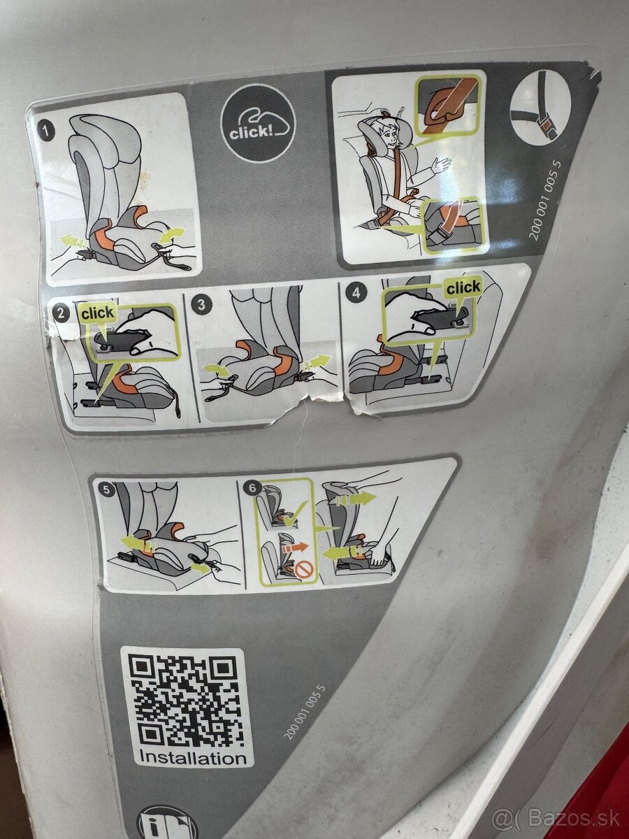 Detska autosedacka Romer kidfix SL - 4