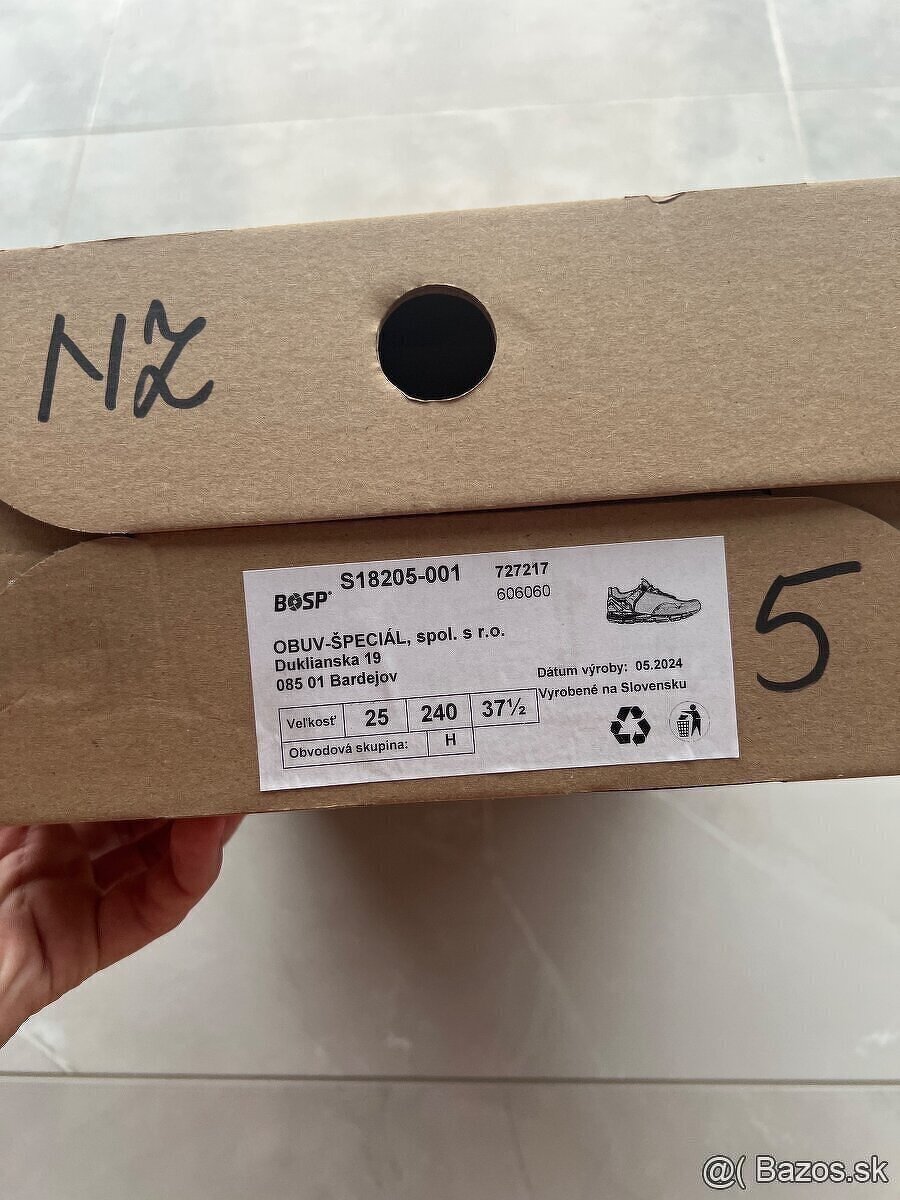 BOSP Taras Low č.37,5 - odporúčaná max.dĺžka chodidla 24,8cm - 4