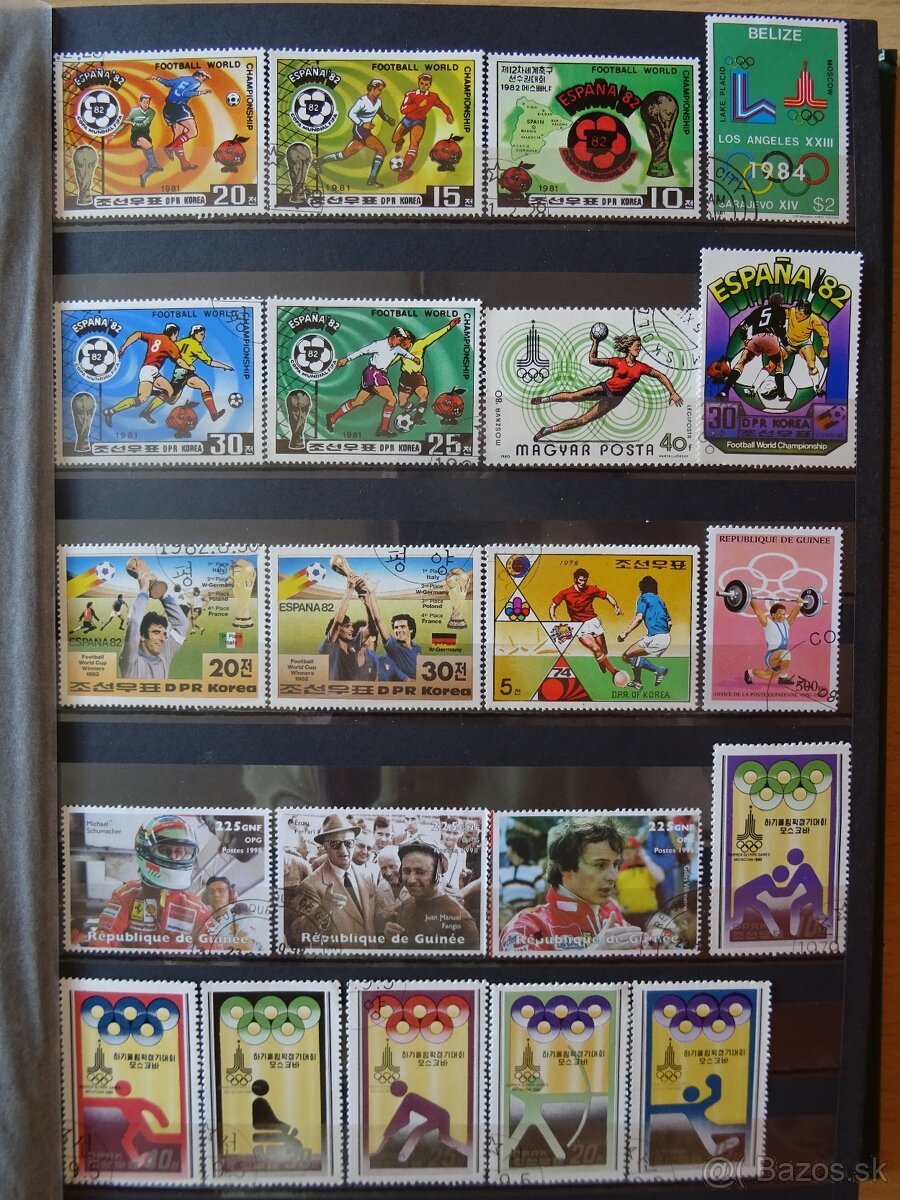 Pekná zbierka známok ŠPORT 2 - 4