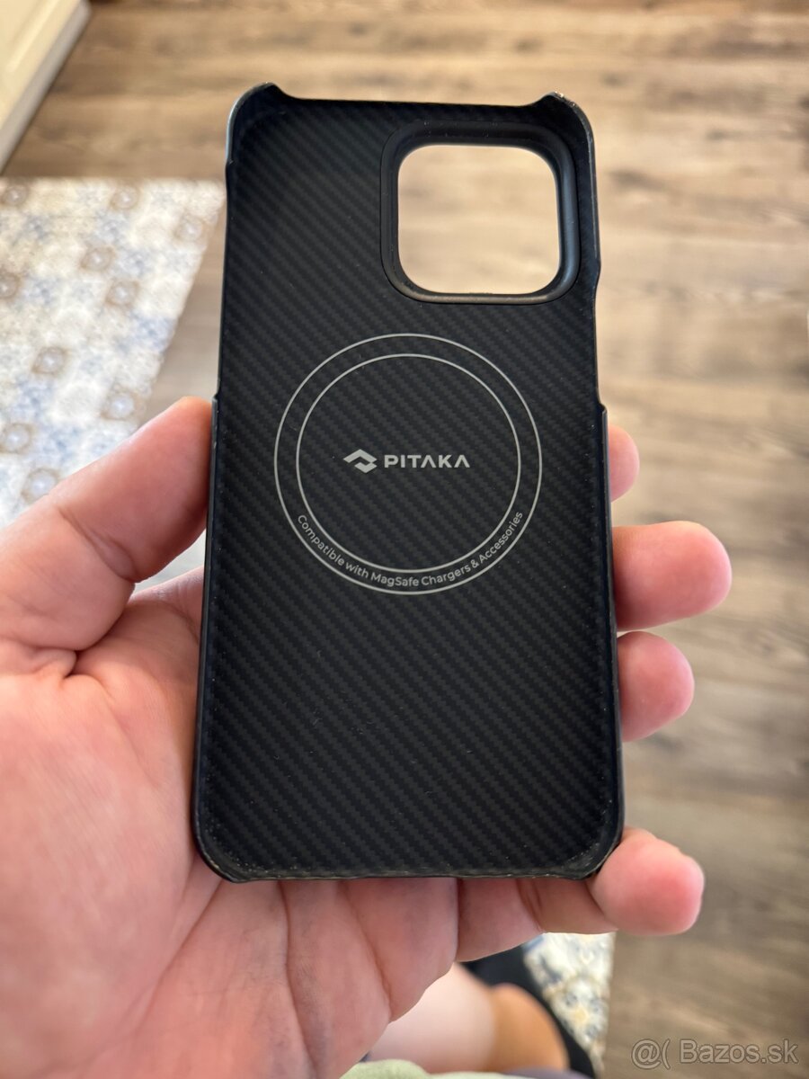 Kryt Pitaka MagEZ 4 600D kryt iPhone 15 Pro Max čierny/sivý - 4