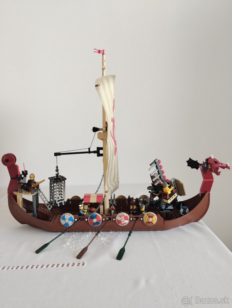 LEGO 7018 Viking Ship challenges the Midgard Serpent - 4
