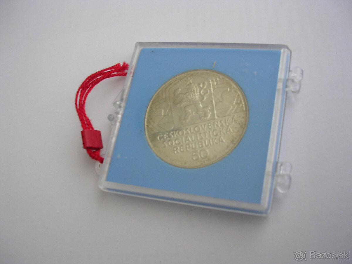 Ag minca 50 Kčs 1979 IX.zjazd KSČ PROOF - 4