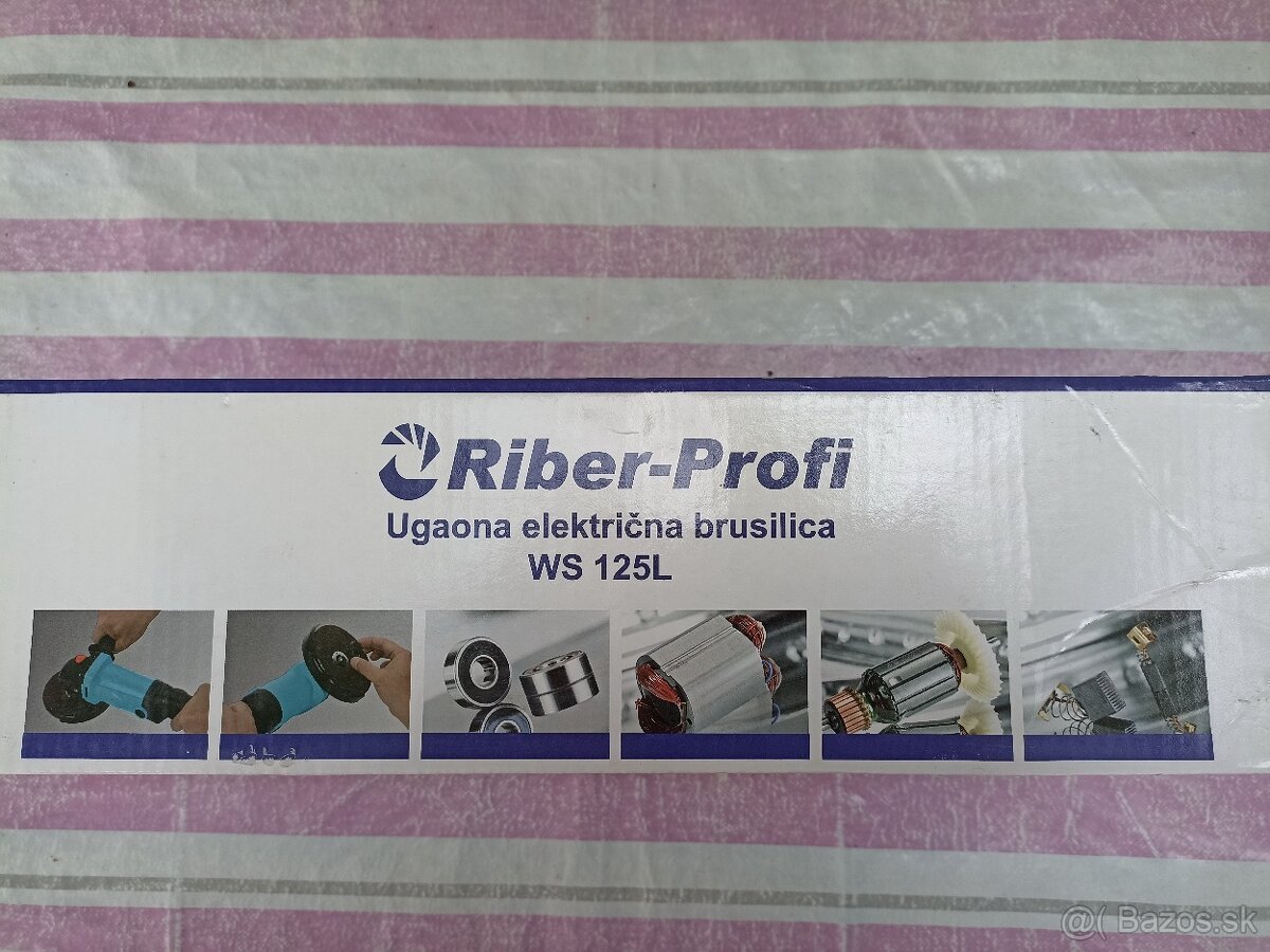 Uhlová brúska Riber profi / 125 mm / 1000W - 4