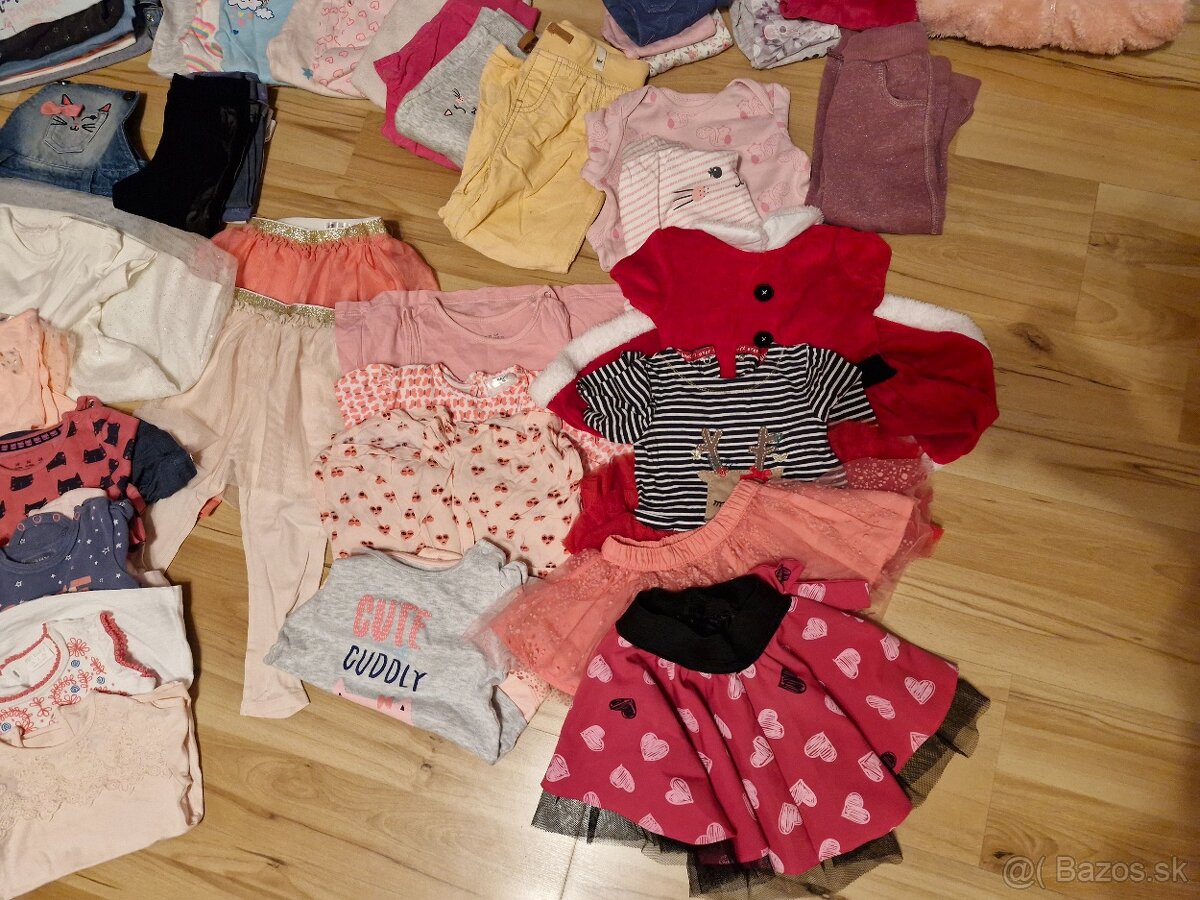 Predam mix oblečenia pre dievčatko 56-92 - 4