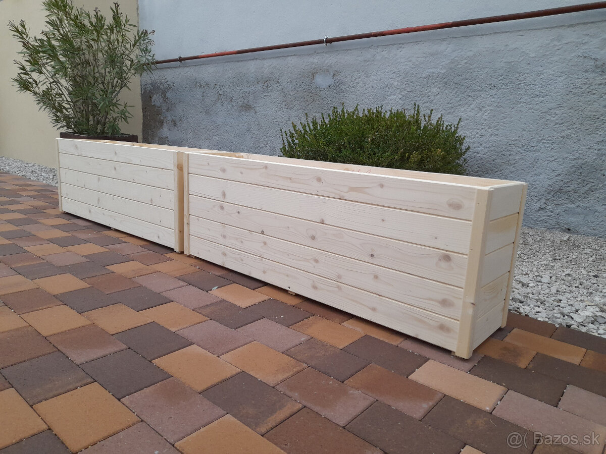 kvetináč s dnom 100x40x30š - 4