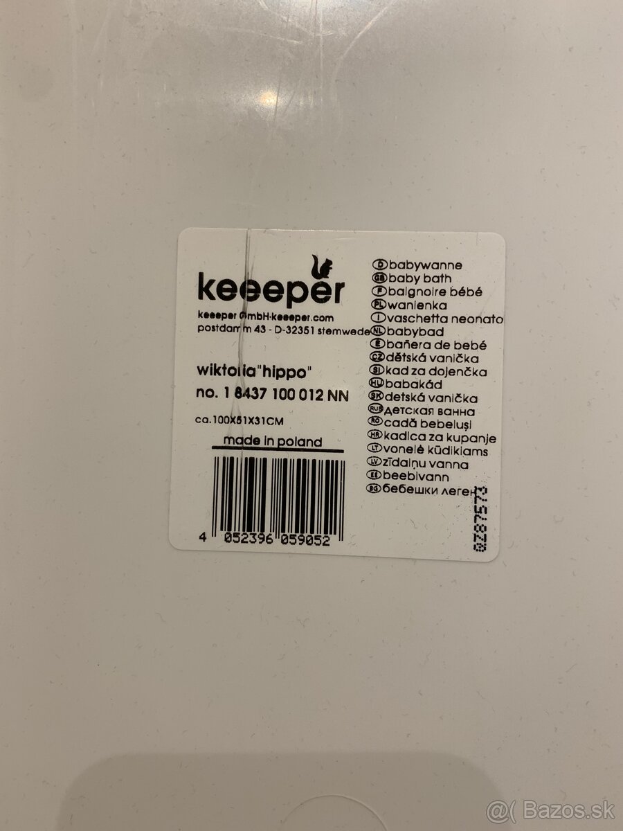 Detská vanička so stojanom Keeper - 4