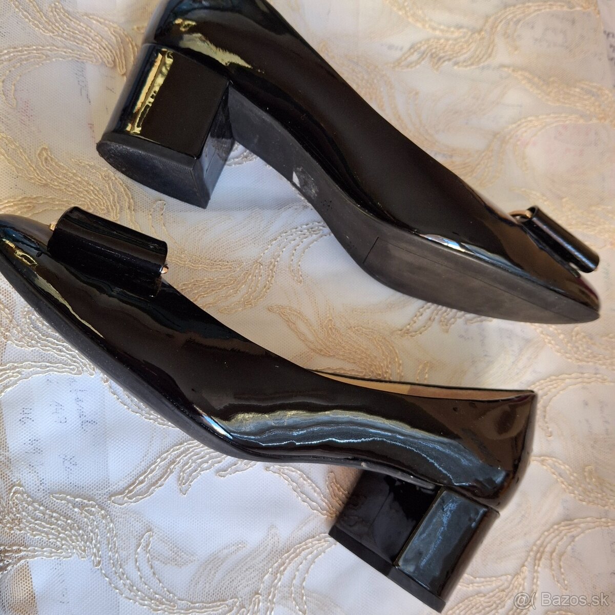 kožene lakové lodičky Ĥögl, č. 5,5 - 4