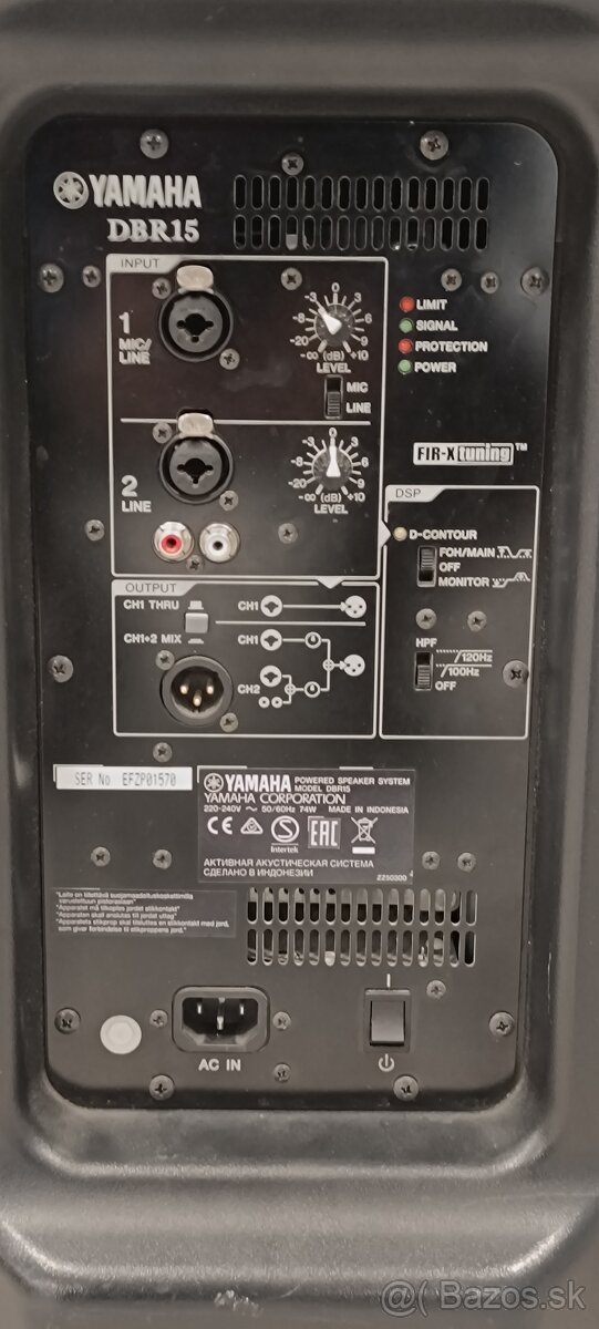 Yamaha DBR15 aktívne reproboxy - 4