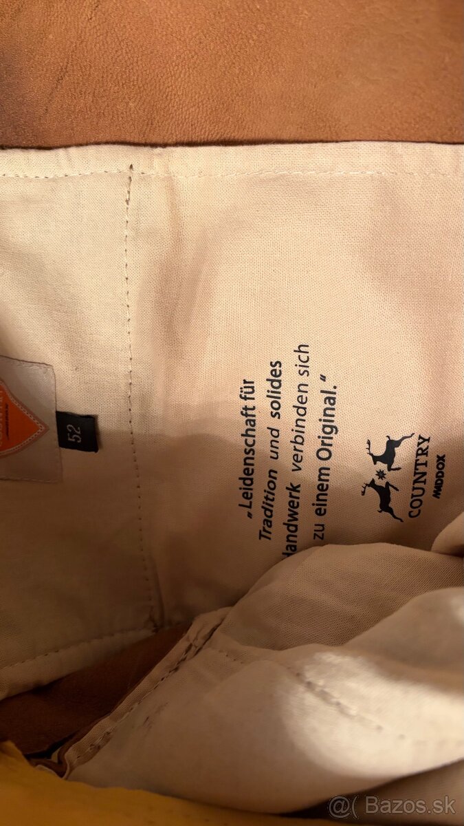 Poľovnícke nohavice kožené - 4