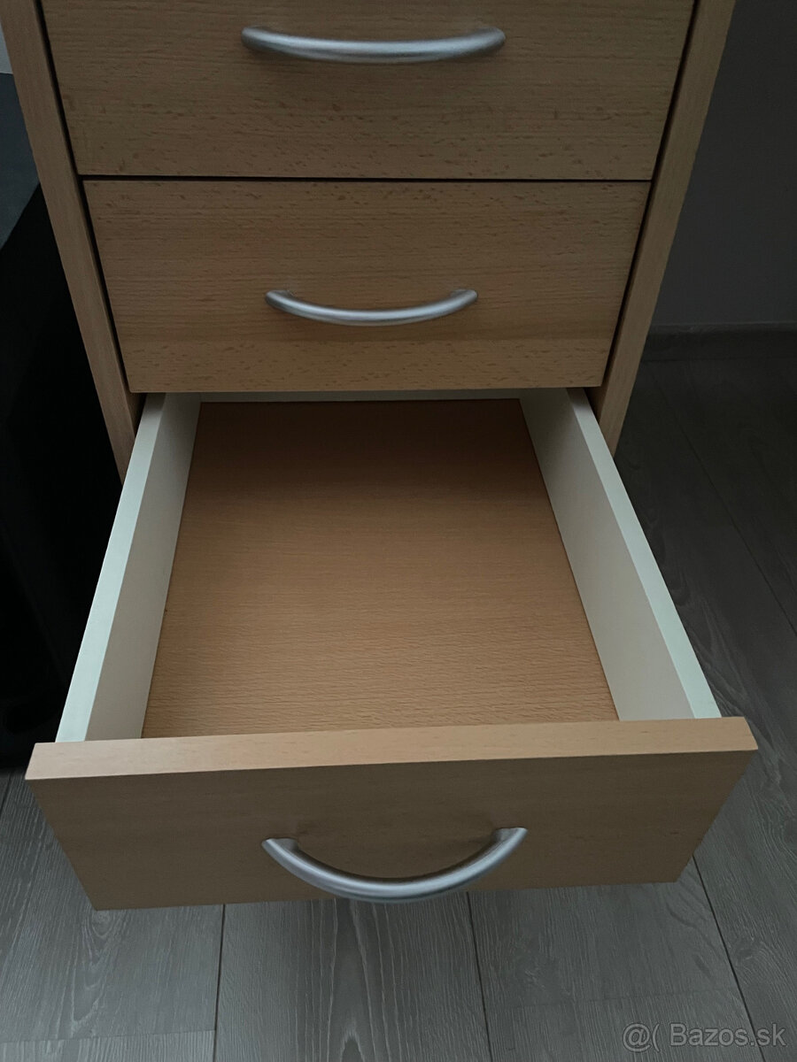 Pracovný písací stôl + sklo - 4