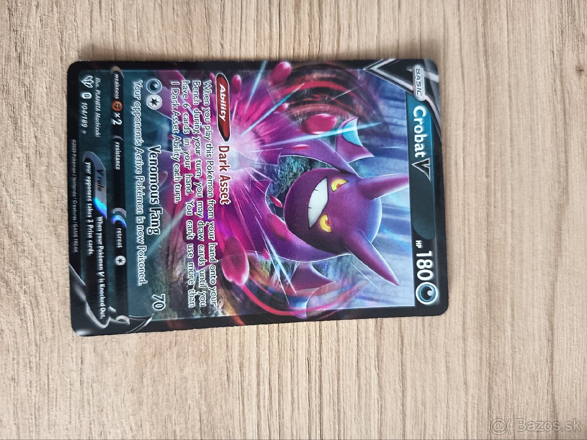 Pokémon karty V + Secret Rare: Malamar, Crobat, Victini…
- 4