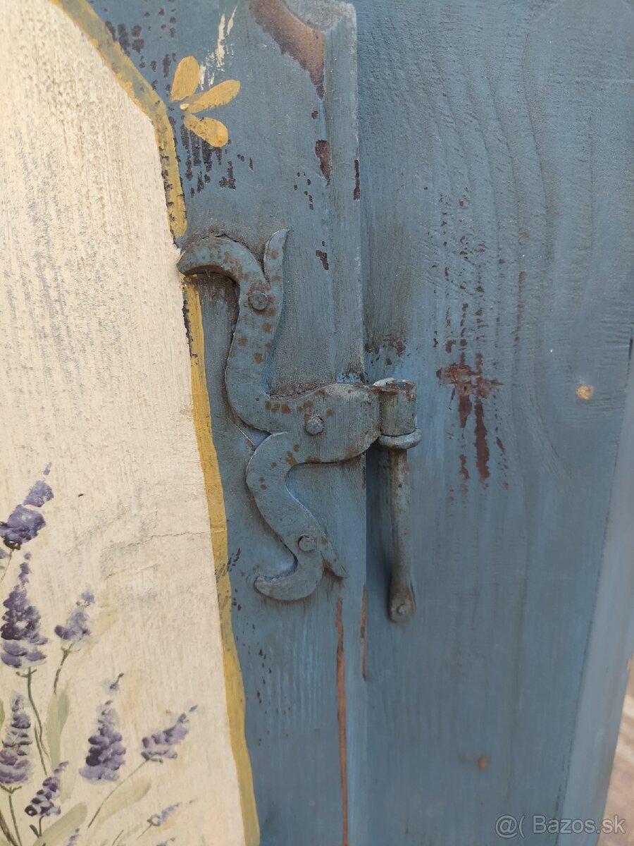 Rohová vidiecka skrinka, - 4