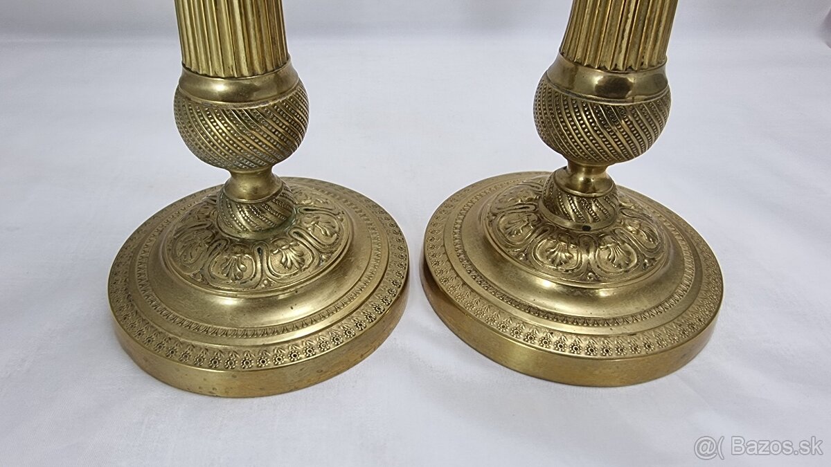 Vyše 200.ročné svietniky - /EMPÍR / - 4